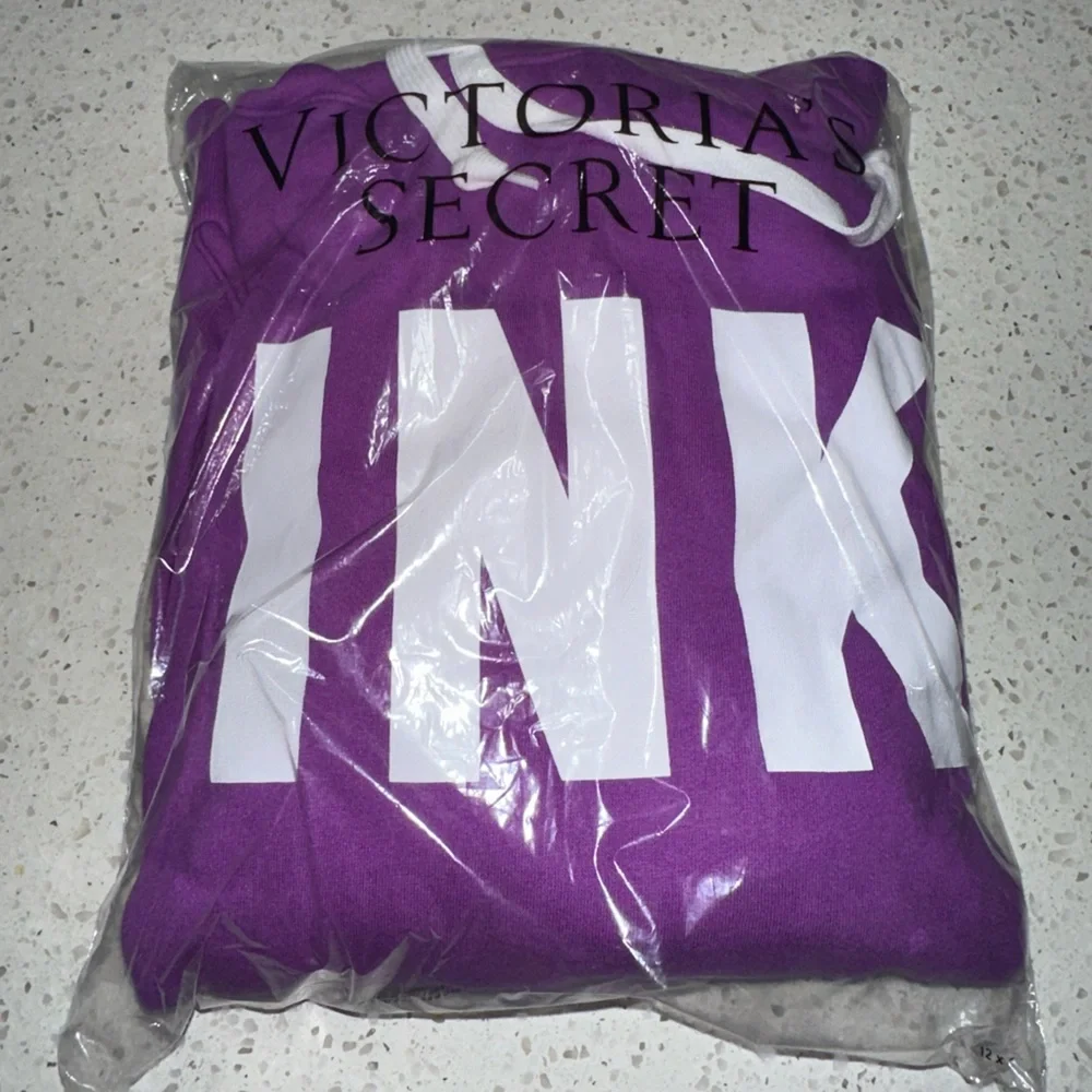 Vs Victorias Secret Pink Everyday Lounge Campus Pullover Hoodie Sweater Top XXL